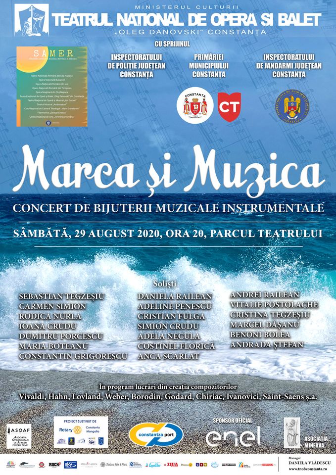 MAREA ȘI MUZICA – Concert de bijuterii muzicale instrumentale 